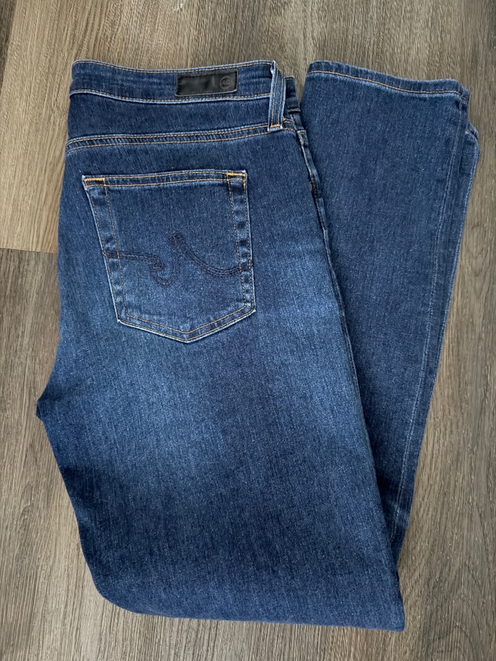 AG Adriano Goldschmied The Prima Ankle jeans cigarette women's 28R dark blue